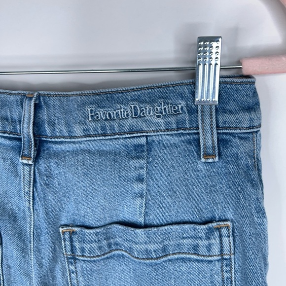 Favorite Daughter The Mischa Super High Rise Wide Leg Jeans Tahoe Wash Size 27 - Picture 7 of 15